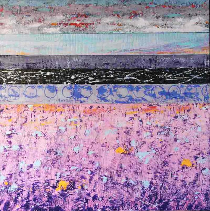 David Hayward Selected Works - Sea Wall/Pink Field (2017)