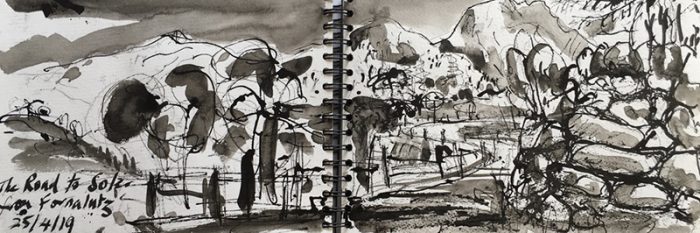 David Hayward Selected Works - Road to Soller, Mallorca 2019