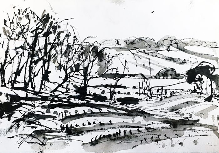 David Hayward Selected Works - Mountain Street, Chilham Feb 2021